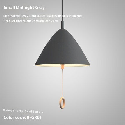 Nordic Triangular Pendant Light – Colourful Modern Droplight (27/33/40cm)