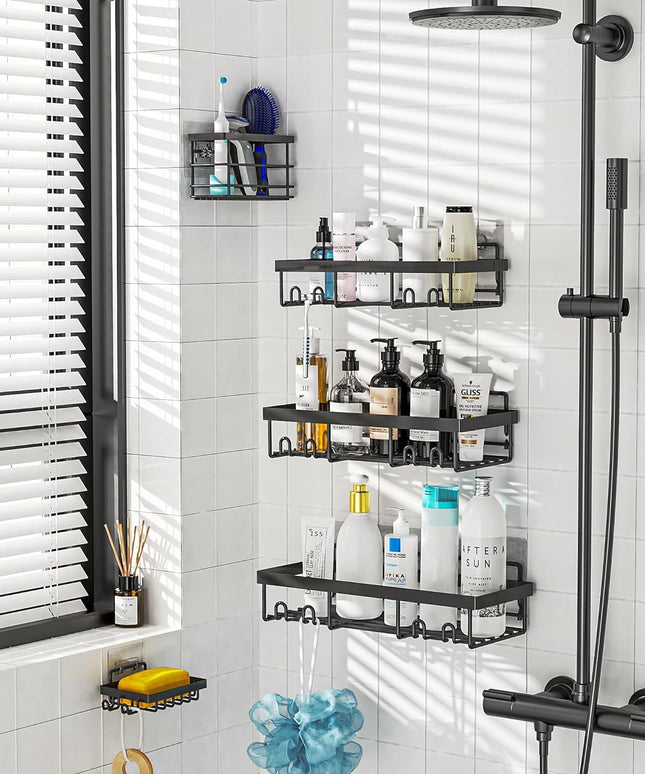 Punch-free Wall Hanging Decoration-type Bathroom Rack