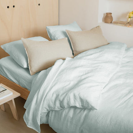 Japanese Linen Bedding Set | Minimalist Washed Duvet Cover