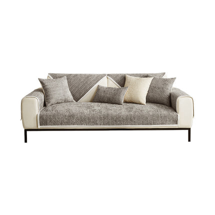 Chenille Sofa Slip Cover | Soft Modern Sofa Protector