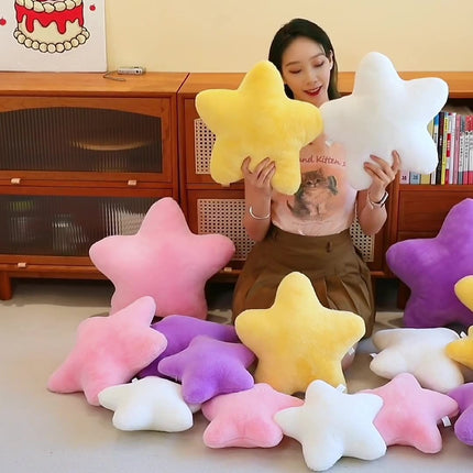 Star pillow, decorative throw pillows for bed couch, 15in star shaped pillow plush floor cushions room decor pillow with soft faux rabbit fur for sofa bedroom living room – Trendy & Practical for Daily Living