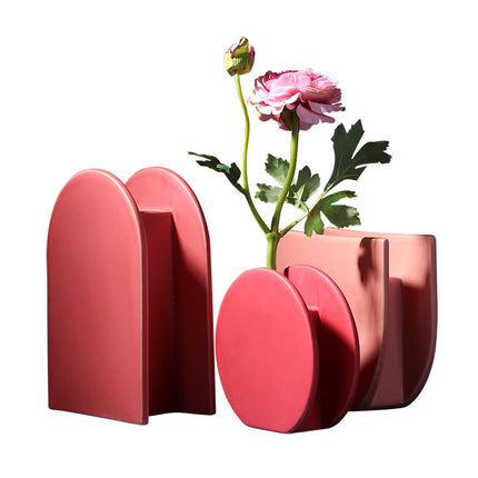 Soft Tone Ceramic Vase | Minimalist Modern Decorative Vase