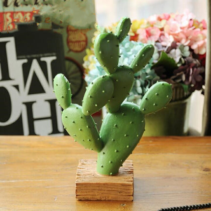 Nordic Cactus Ornament | Resin Home Décor Figurine