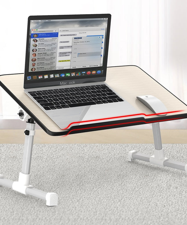 🛏️ Adjustable Laptop Bed Table – Comfort Meets Productivity
