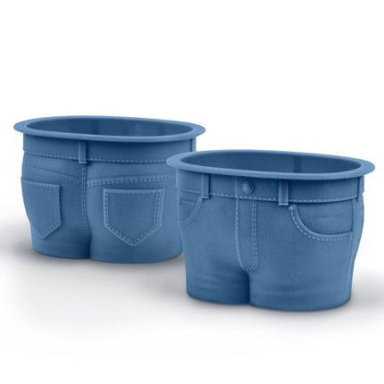 Jeans-Shaped Muffin Mould 🩳 – Silicone, A Literal Muffin Top!