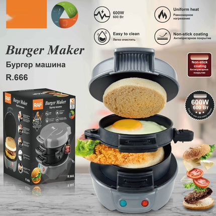 European standard multi-function sandwich bread maker household frying electric baking pan breakfast machine – Trendy & Practical for Daily Living