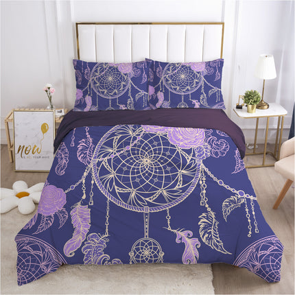3D Printed Bedding Set | Dreamcatcher & Feather Duvet Cover