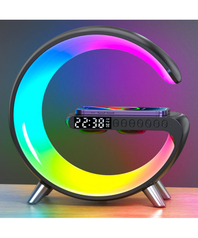G-Shaped Smart LED Lamp, Bluetooth Speaker, Mood Light, Wireless Charger | 5 Colours
