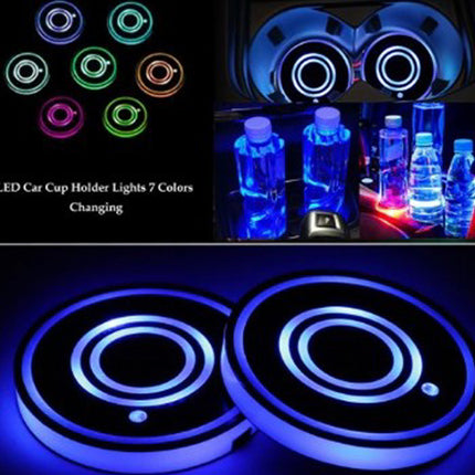 LED Light Up Coasters | Rechargeable Drink Coaster Set