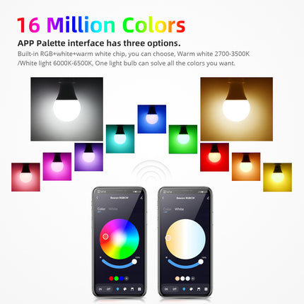Graffiti Smart Bulb – RGB WiFi & Bluetooth LED | Ikeame
