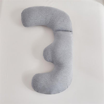 Pregnancy Belly & Waist Support Pillow – Side Sleeping Grey | Ikeame