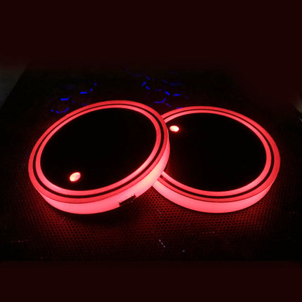 LED Light Up Coasters | Rechargeable Drink Coaster Set