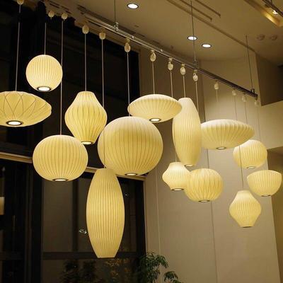 Fabric Dining Roomliving Room Chandelier Lantern Lamp