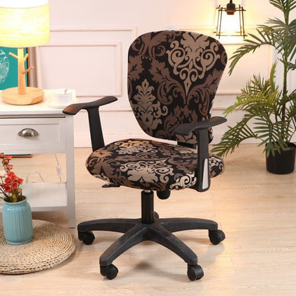 Office Chair Cover Set Stretch | Washable Seat & Back Covers