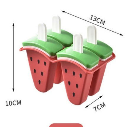 DIY Fruit Ice Lolly Moulds | 4 Grid Ice Cream Mould