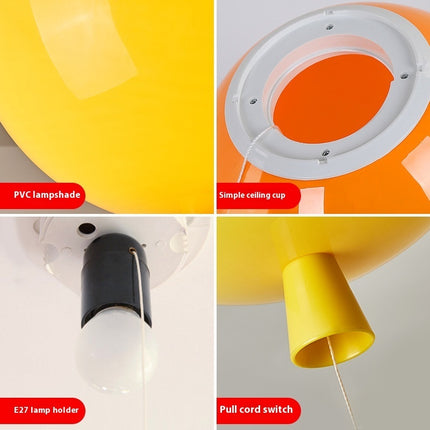 Balloon Shaped Ceiling Light Shade – Colourful Modern LED Acrylic Lamp