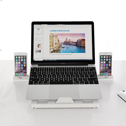 Multifunctional Folding Laptop Stand Aluminium Monitor Riser