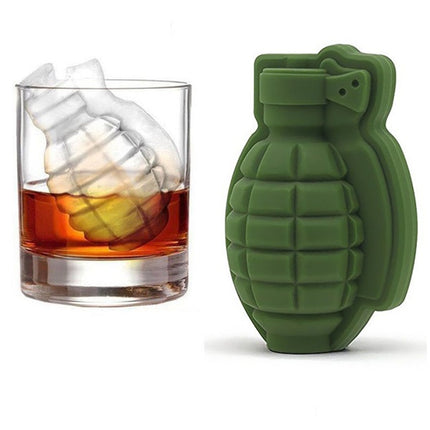 Grenade-Shaped Silicone Mold – Ice, Chocolate, Cake