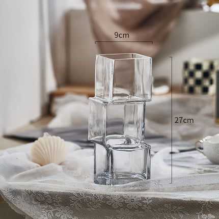 Handmade Irregular Glass Vase | Modern Luxury Decorative Vase