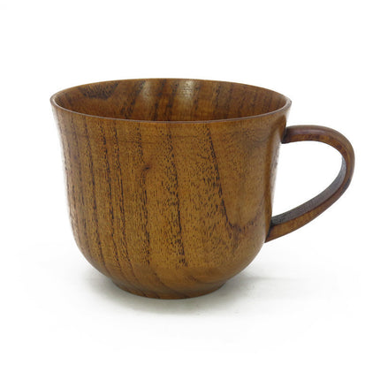 Handmade Solid Wood Cup 🌿 – Natural Wooden Drinkware