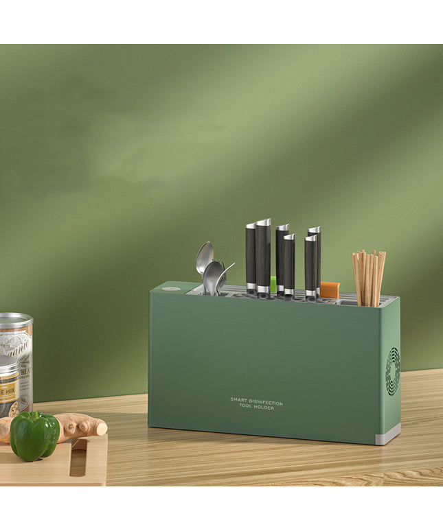 Utensil & Knife Drying and UV Disinfection Machine 🔪✨ – USB, Green or White