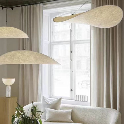 Japanese Style Silk Ceiling Light Shade – Cloud Sail Pendant (4 Sizes)