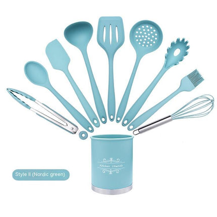 11 Piece Silicone Kitchen Utensil Set | Non Stick Cooking Tools