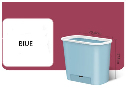 Wall-Mounted Trash Can 🗑️ – Built-In Bag Dispenser, Space-Saving Bin