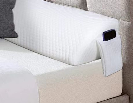Long Triangle Foam Wedge Pillow – Gap Filler for Bed