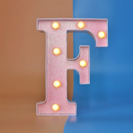 Night Light English Letter Lamp Birthday Party
