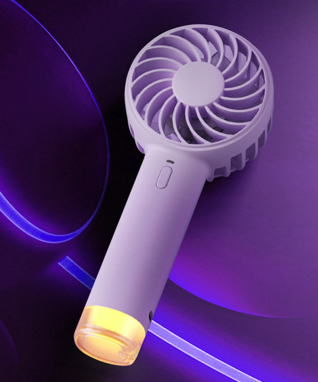 Buzzing Bee Portable Handheld Fan & Colourful Mini Lamp – USB Rechargeable