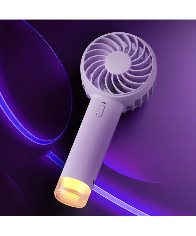 Buzzing Bee Portable Handheld Fan & Colourful Mini Lamp – USB Rechargeable