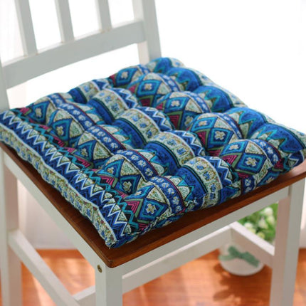 Extra Thick Boho Chair Cushion | Comfortable Decorative Seat Pad