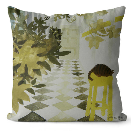 Art Oil Painting Cushion Cover – 45x45cm Scenic Designs