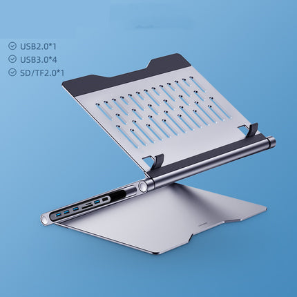 💻 Laptop Stand with 8-in-1 Docking Station – Elevate Your Workspace