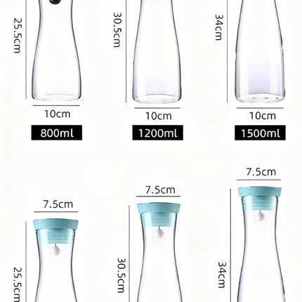 Nordic Style High Borosilicate Glass Water Jug Juice Jug