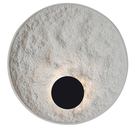 Modern Art Disc Wall Light – Nordic Black & White LED | 30cm & 50cm