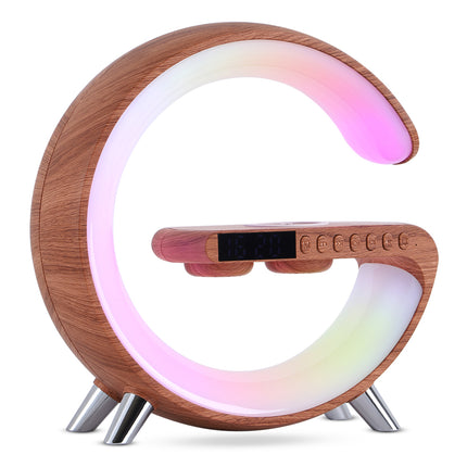 G-Shaped Smart LED Lamp, Bluetooth Speaker, Mood Light, Wireless Charger | 5 Colours