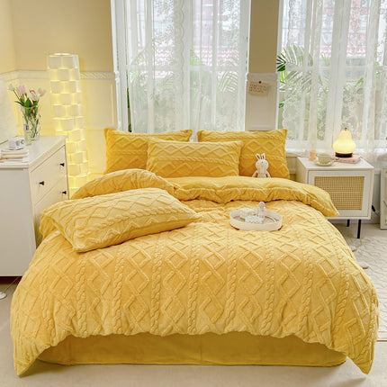 Plush Fleece Bedding Set | Warm Winter Duvet Cover