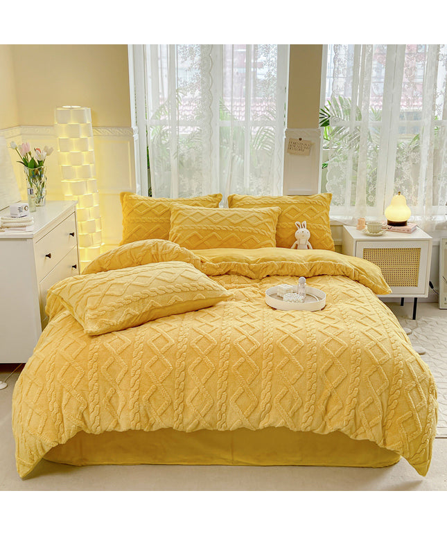Plush Fleece Bedding Set | Warm Winter Duvet Cover