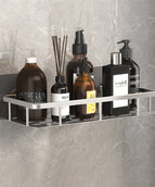2 - Wall shelf single layer - silver