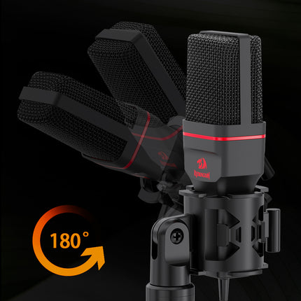 Condenser Microphone with Tripod – Studio-Quality Plug & Play Mic | Ikeame