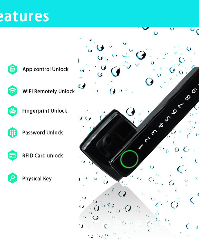Tuya Bluetooth Fingerprint Lock – Smart Door Security