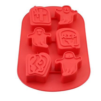 Halloween Silicone Mold – Ghosts, Ghouls & Gravestones | Ikeame