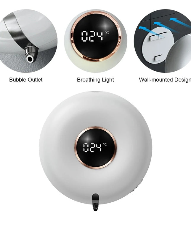 Automatic Foaming Soap Dispenser with Digital Display ✨🧼