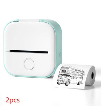 Portable Mini Thermal Label Printer Bluetooth Inkless Pocket Printer