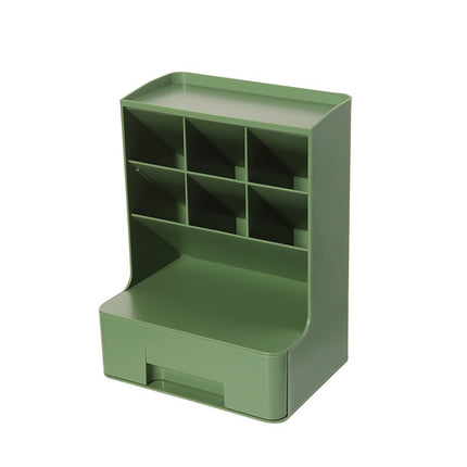 Acrylic Pen Holder with Drawer – Clear Desk Organiser Storage Box