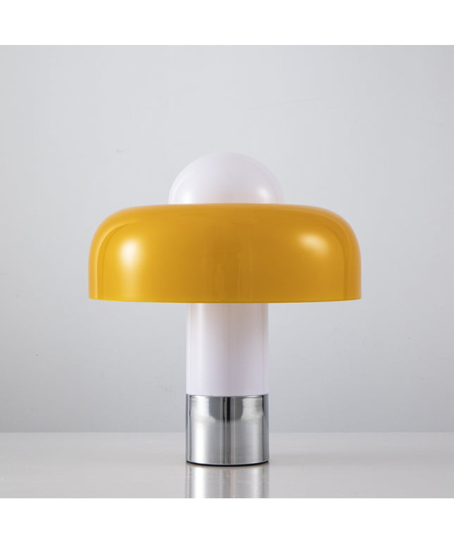 Retro Cashier Front Desk Mid-ancient Orange Pot Cover Decorative Table Lamp