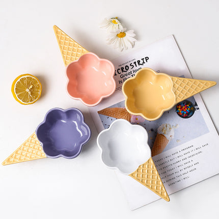 Ice Cream Cone Porcelain Dish 🍦 – 4 Colours