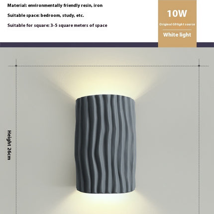 Bedroom Bedside Resin Wall Lamp Ambience Light
